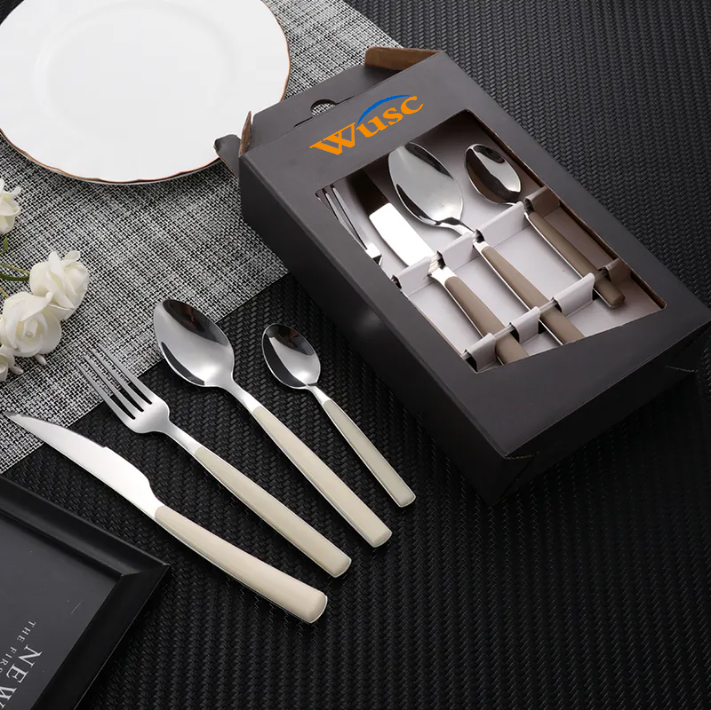 5pcs PP+TPR handle coating knife set